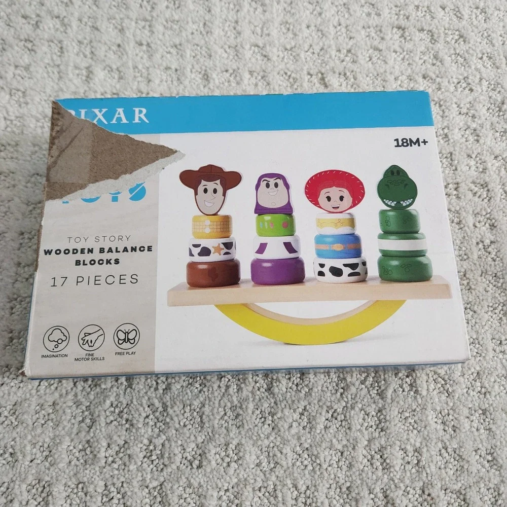 Disney Pixar Toy Story Wooden Balance Blocks Stacking Toy‎ replacement pieces